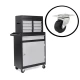 UB Set 4 Roti 40mm NEGRE Pivotante NEGRE ROTILE culoarea Negru