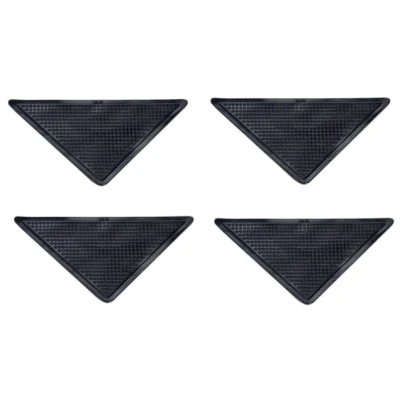 Set 4 Triunghiuri Anti Alunecare  Auto Adezive  pentru Fixare Covor  16cm