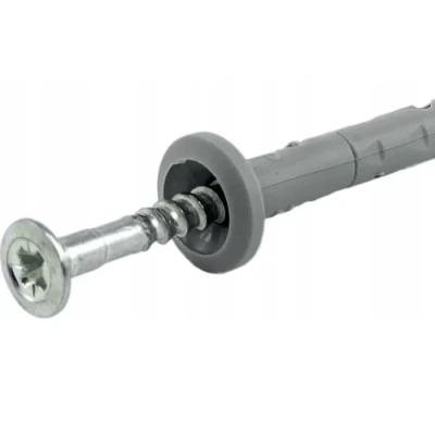 Set 50 Dibluri universale din plastic cu suruburi 6 x 40 mm