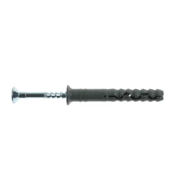 Set 50 Dibluri universale din plastic cu suruburi 6 x 60 mm
