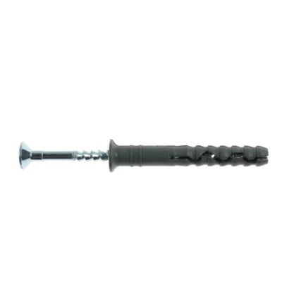 Set 50 Dibluri universale din plastic cu suruburi 6 x 60 mm