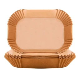 Set 50 hartii de copt PATRATE pentru friteuza Unica folosinta 16 cm