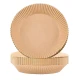 Set 50 hartii de copt ROTUNDE pentru friteuza Unica folosinta 16x20x4.5 cm Maro