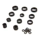 Set 50 piese Oringuri garnituri din cauciuc negre