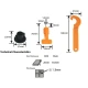 Set 50 tije refolosibile 1.5 mm sistem nivelare gresiei/faianta sau placi ceramice