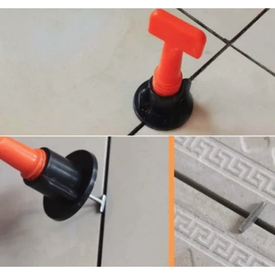 Set 50 tije refolosibile 1.5 mm sistem nivelare gresieifaianta sau placi ceramice