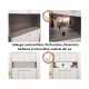 Set 58 Oglinzi Acrilice Autoadezive Luxer 100x100 cm Model Romb 1 metru patrat