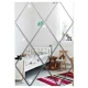Set 58 Oglinzi Acrilice Autoadezive Luxer 100x100 cm Model Romb 1 metru patrat