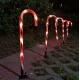 Set 5 Acadele de exterior  incarcare solara  40 cm  decoratiune luminoasa