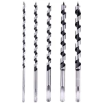 Set 5 burghii lemn hexagonale 10 13 16 19 25 mm