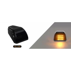 Set 5 Lampi Auto LED pentru plafon auto incarcare SOLARA Culoare Galbena exterior