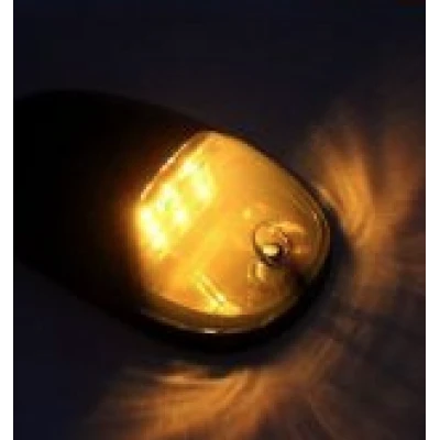 Set 5 Lampi Auto LED pentru Plafon Interior Alimentare 12V Culoare Galben