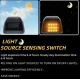 Set 5 lumini solare pentru acoperisul masinii cu inductie de lumina