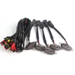 Set 5 lumini x 4 Leduri Grila Auto lumin aGalbena