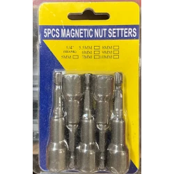 Set 5 mufe magnetice de fixare a piulitelor 1/4