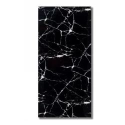Set 5 Placi autoadeziva CLS-04 pentru perete tip marmura 30 x 60 cm NEGRU