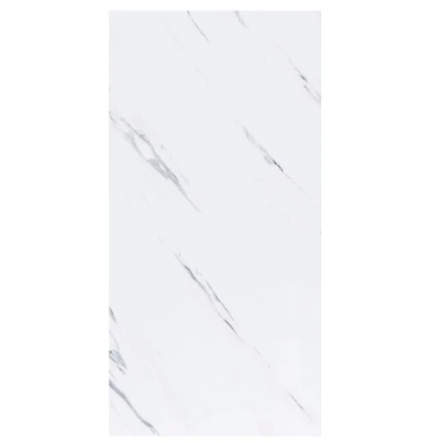 UB Set 5 Placi autoadezive CLS-011 pentru perete tip marmura 30 x 60 cm ALB CU DUNGI