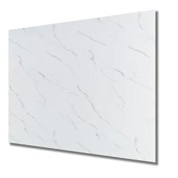 UB Set 5 Placi autoadezive CLS-011 pentru perete tip marmura 60 x 60 cm ALB CU DUNGI