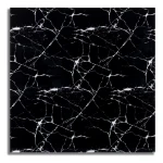 Set 5 Placi autoadezive CLS-04 pentru perete tip marmura 60 x 60 cm NEGRU