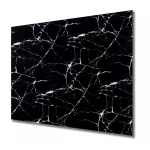 Set 5 Placi autoadezive CLS-04 pentru perete tip marmura 60 x 60 cm NEGRU