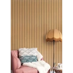 Set 5 placi de tapet autoadeziv imitatie RIFLAJ  30x60 cm lemn natural 