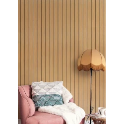 Set 5 placi de tapet autoadeziv imitatie RIFLAJ  30x60 cm lemn natural 