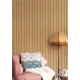 Set 5 placi de tapet autoadeziv imitatie RIFLAJ  30x60 cm lemn natural