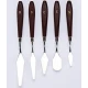 Set 5 Spatule profesionale pentru patiserie