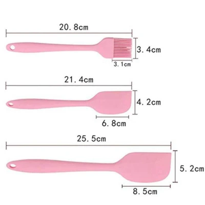 Set 5 ustensile bucatarie din silicon ROZ