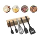 Set 5 ustensile de gatit din silicon negre