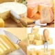 Set 6 cutite pentru branzeturi cu maner de lemn