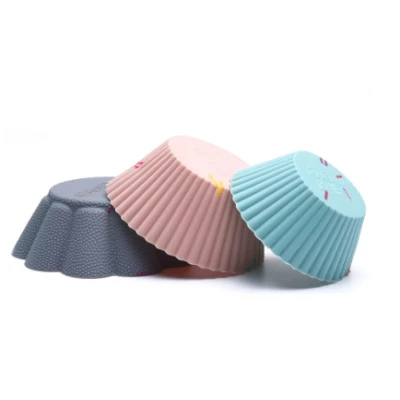 Set 6 forme silicon pentru briose modele diferite