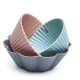 Set 6 forme silicon pentru briose modele diferite
