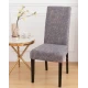 Set 6 huse pentru scaun model Gri cu dungi galbene CC-59