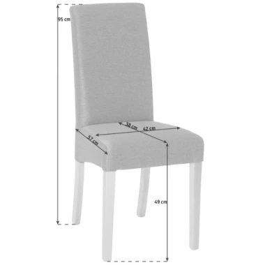 UB Set 6 huse pentru scaun model KHAKI simplu CC-96