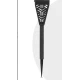 Set 6 lampi solare decorative pentru gradina alb cald model triunghi
