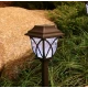 Set 6 lampi solare pentru gradina tip felinar negru