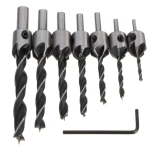 Set 7 Burghie Laserline cu Zencuitor Limitare profunzime