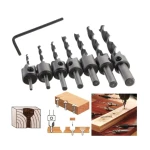 Set 7 Burghie Laserline cu Zencuitor Limitare profunzime