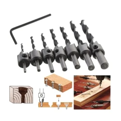 Set 7 Burghie Laserline cu Zencuitor Limitare profunzime