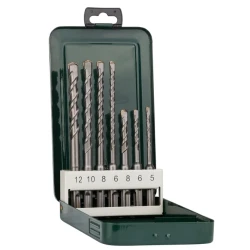 Set 7 Burghii pentru beton dimensiuni de la 5 la 12 mm
