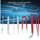 Set 7 Pensete Antistatic Diverse forme Rosu + Argintiu