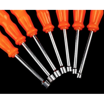 Set 7 surubelnite cu maner plastic si cap tubulara de la 5 la 11 mm