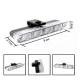 Set 8 lumini stroboscop galbene 4 LED grila telecomanda 7 functii 12V
