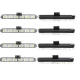 Set 8 lumini stroboscop galbene 6 LED grila telecomanda 12V