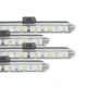 Set 8 lumini stroboscop galbene 6 LED grila telecomanda 12V