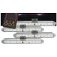 Set 8 lumini stroboscop galbene 6 LED grila telecomanda 12V
