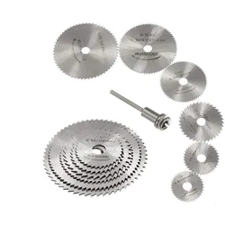 Set 8 PCS cu 6 Disc Freze Debitat Lemn sau Plastic si 2 prinderi BIAX