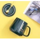 Set cana ceramica baza incalzitor cu inductie incarcare USB suport cu incalzire smart VERDE