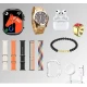 Set cadou ceas Smartwatch 9 in 1 H1000 Ultra 3 cu accesorii casti bratara